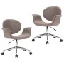 Drehbare Esszimmerstühle 2 Stück Taupe Grauer Stoff von vidaXL, Essstühle - Ref: Foro24-3054869, Preis: 292,25 €, Rabatt: %