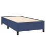 Box spring bed with blue fabric mattress 90x200 cm by vidaXL, Beds and slatted bases - Ref: Foro24-3131407, Price: 340,88 €, ...