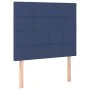 Box spring bed with blue fabric mattress 90x200 cm by vidaXL, Beds and slatted bases - Ref: Foro24-3131407, Price: 340,88 €, ...