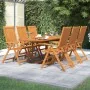 Garden dining set 7 pieces solid acacia wood by vidaXL, Garden sets - Ref: Foro24-3079639, Price: 698,71 €, Discount: %