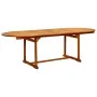 Garten-Essgruppe 9-teilig aus massivem Akazienholz von vidaXL, Gartensets - Ref: Foro24-3079640, Preis: 842,92 €, Rabatt: %