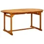 Garten-Essgruppe 9-teilig aus massivem Akazienholz von vidaXL, Gartensets - Ref: Foro24-3079640, Preis: 842,92 €, Rabatt: %