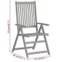 Garten-Essgruppe 5-teilig aus massivem Akazienholz von vidaXL, Gartensets - Ref: Foro24-3079647, Preis: 468,60 €, Rabatt: %