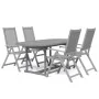 Juego de comedor de jardín 5 piezas madera maciza de acacia de vidaXL, Conjuntos de jardín - Ref: Foro24-3079653, Precio: 403...