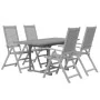 Garden dining set 5 pieces solid acacia wood by vidaXL, Garden sets - Ref: Foro24-3079655, Price: 418,43 €, Discount: %