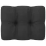 Garden footrest with cushions 2 pcs solid pine wood by vidaXL, Outdoor sofas - Ref: Foro24-3083726, Price: 143,59 €, Discount: %