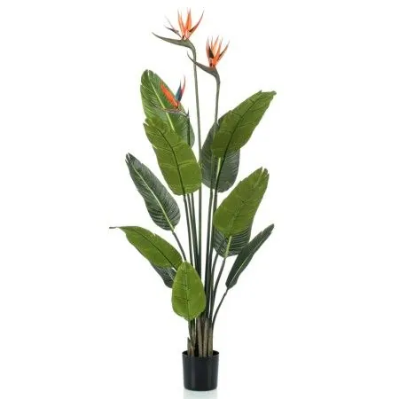 Emerald Artificial Strelitzia Plant with Pot and Flowers 120 cm by Emerald, artificial flora - Ref: Foro24-428469, Price: 86,...