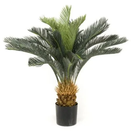 Emerald Artificial Cycas revoluta tree in pot 80 cm by Emerald, artificial flora - Ref: Foro24-428485, Price: 158,18 €, Disco...