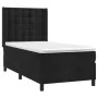 Cama box spring con colchón terciopelo negro 90x200 cm de vidaXL, Camas y somieres - Ref: Foro24-3132899, Precio: 322,79 €, D...