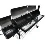 Barbacoa ahumadora Nevada XL negra de vidaXL, Barbacoas - Ref: Foro24-40254, Precio: 315,22 €, Descuento: %