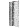 Gray and white chenille mosquito net curtain 90x200 cm by vidaXL, Mosquito nets for windows - Ref: Foro24-315124, Price: 58,9...