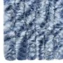 Blue and white chenille mosquito net curtain 90x200 cm by vidaXL, Mosquito nets for windows - Ref: Foro24-315127, Price: 58,3...