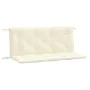 Gartenbankauflagen 2 Stück cremeweiß 120x50x7 cm von vidaXL, Kissen für Stühle und Sofas - Ref: Foro24-315006, Preis: 46,69 €...