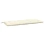 Gartenbankauflagen 2 Stück cremeweiß 120x50x7 cm von vidaXL, Kissen für Stühle und Sofas - Ref: Foro24-315006, Preis: 46,69 €...