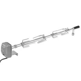 Spit for roasts and barbecue with 1000 mm steel motor by vidaXL, Grills and roasting ovens - Ref: Foro24-42247, Price: 87,16 ...