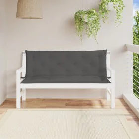 Gartenbankauflagen 2 Stück Anthrazit 150x50x7 cm von vidaXL, Kissen für Stühle und Sofas - Ref: Foro24-315016, Preis: 65,01 €...