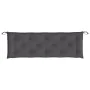 Cojines de banco de jardín 2 uds antracita 150x50x7 cm de vidaXL, Cojines para sillas y sofás - Ref: Foro24-315016, Precio: 6...