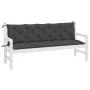 Garden bench cushions 2 pcs anthracite 180x50x7 cm by vidaXL, Cushions for chairs and sofas - Ref: Foro24-315028, Price: 60,6...