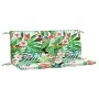 Cojines para banco de jardín 2 uds tela multicolor 120x50x7 cm by vidaXL, Cushions for chairs and sofas - Ref: Foro24-361692,...