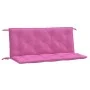 Cojines para banco de jardín 2 uds tela rosa 120x50x7 cm by vidaXL, Cushions for chairs and sofas - Ref: Foro24-361695, Price...
