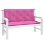 Cojines para banco de jardín 2 uds tela rosa 120x50x7 cm by vidaXL, Cushions for chairs and sofas - Ref: Foro24-361695, Price...