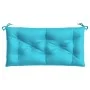 Garden bench cushions 2 pcs turquoise fabric 100x50x7 cm by vidaXL, Cushions for chairs and sofas - Ref: Foro24-361677, Price...