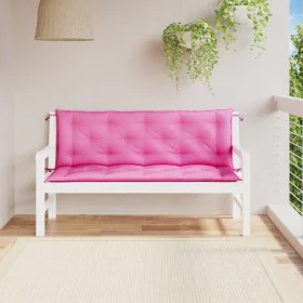 Garden bench cushions 2 pcs pink fabric 150x50x7 cm by vidaXL, Cushions for chairs and sofas - Ref: Foro24-361714, Price: 44,...