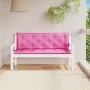 Garden bench cushions 2 pcs pink fabric 150x50x7 cm by vidaXL, Cushions for chairs and sofas - Ref: Foro24-361714, Price: 44,...