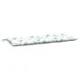 Gartenbankkissen, 2 Stück, Stoff, Blattdruck, 120 x 50 x 7 cm von vidaXL, Kissen für Stühle und Sofas - Ref: Foro24-361693, P...