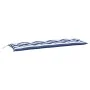 Garden bench cushions 2 pcs blue white striped fabric 150x50x7 cm by vidaXL, Cushions for chairs and sofas - Ref: Foro24-3617...