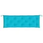 Garden bench cushions 2 pcs turquoise fabric 150x50x7 cm by vidaXL, Cushions for chairs and sofas - Ref: Foro24-361715, Price...