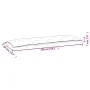 Gartenbankauflagen 2 Stück türkisfarbener Stoff 150x50x7 cm von vidaXL, Kissen für Stühle und Sofas - Ref: Foro24-361715, Pre...
