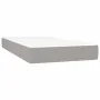 Box spring bed with light gray fabric mattress 90x200 cm by vidaXL, Beds and slatted bases - Ref: Foro24-3137365, Price: 352,...