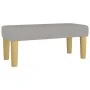 Boxspringbett mit hellgrauer Stoffmatratze 90x200 cm von vidaXL, Betten und Lattenroste - Ref: Foro24-3137365, Preis: 364,45 ...