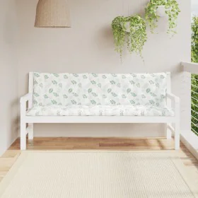 Garden bench cushions 2 pcs Oxford fabric leaf print by vidaXL, Cushions for chairs and sofas - Ref: Foro24-361731, Price: 45...