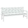 Garden bench cushions 2 pcs Oxford fabric leaf print by vidaXL, Cushions for chairs and sofas - Ref: Foro24-361731, Price: 45...