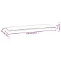 Cojines de banco de jardín 2 uds tela Oxford estampado de hojas de vidaXL, Cojines para sillas y sofás - Ref: Foro24-361731, ...