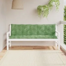 2 Stück Gartenbankkissen Oxford-Stoff mit Blattmuster von vidaXL, Kissen für Stühle und Sofas - Ref: Foro24-361732, Preis: 65...