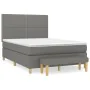 Box spring bed with dark gray fabric mattress 140x200 cm by vidaXL, Beds and slatted bases - Ref: Foro24-3137078, Price: 500,...