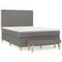 Boxspringbett mit dunkelgrauer Stoffmatratze 140x200 cm von vidaXL, Betten und Lattenroste - Ref: Foro24-3137078, Preis: 500,...
