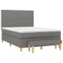 Box spring bed with dark gray fabric mattress 140x200 cm by vidaXL, Beds and slatted bases - Ref: Foro24-3137078, Price: 500,...