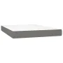 Box spring bed with dark gray fabric mattress 140x200 cm by vidaXL, Beds and slatted bases - Ref: Foro24-3137078, Price: 500,...