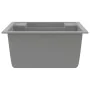 Doppelspülbecken mit Überlauf aus grauem Granit von vidaXL, Sinkt - Ref: Foro24-147086, Preis: 110,63 €, Rabatt: %
