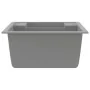 Double bowl kitchen sink with overflow in gray granite by vidaXL, Sinks - Ref: Foro24-147086, Price: 110,63 €, Discount: %