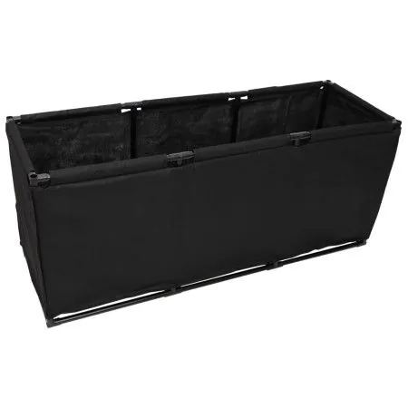 Aufbewahrungsbox aus schwarzem Stoff, 105 x 34,5 x 45 cm von vidaXL, Aufbewahrungskisten - Ref: Foro24-343148, Preis: 27,66 €...