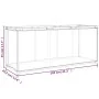 Aufbewahrungsbox aus schwarzem Stoff, 105 x 34,5 x 45 cm von vidaXL, Aufbewahrungskisten - Ref: Foro24-343148, Preis: 27,66 €...