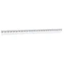 Riel de cortina acero inoxidable plateado 1 m de vidaXL, Cortinas y visillos - Ref: Foro24-153875, Precio: 18,96 €, Descuento: %