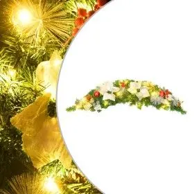 Christmas arch with green LED lights 90 cm PVC by vidaXL, Christmas lights - Ref: Foro24-320979, Price: 23,15 €, Discount: %