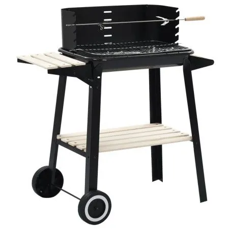 Holzkohlegrill mit Rädern von vidaXL, Grillen - Ref: Foro24-45367, Preis: 67,97 €, Rabatt: %