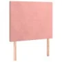Box spring bed with pink velvet mattress 80x200 cm by vidaXL, Beds and slatted bases - Ref: Foro24-3137694, Price: 339,57 €, ...